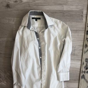 Boys button down white shirt